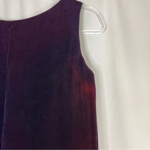 Arianna by Rachel Kaye | Vintage Deadstock Navy/Eggplant Beaded Dress 8 - Picture 4 of 11